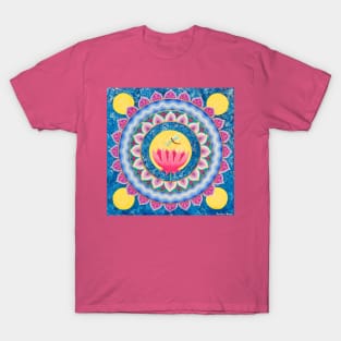 Lotus Moon Mandala T-Shirt